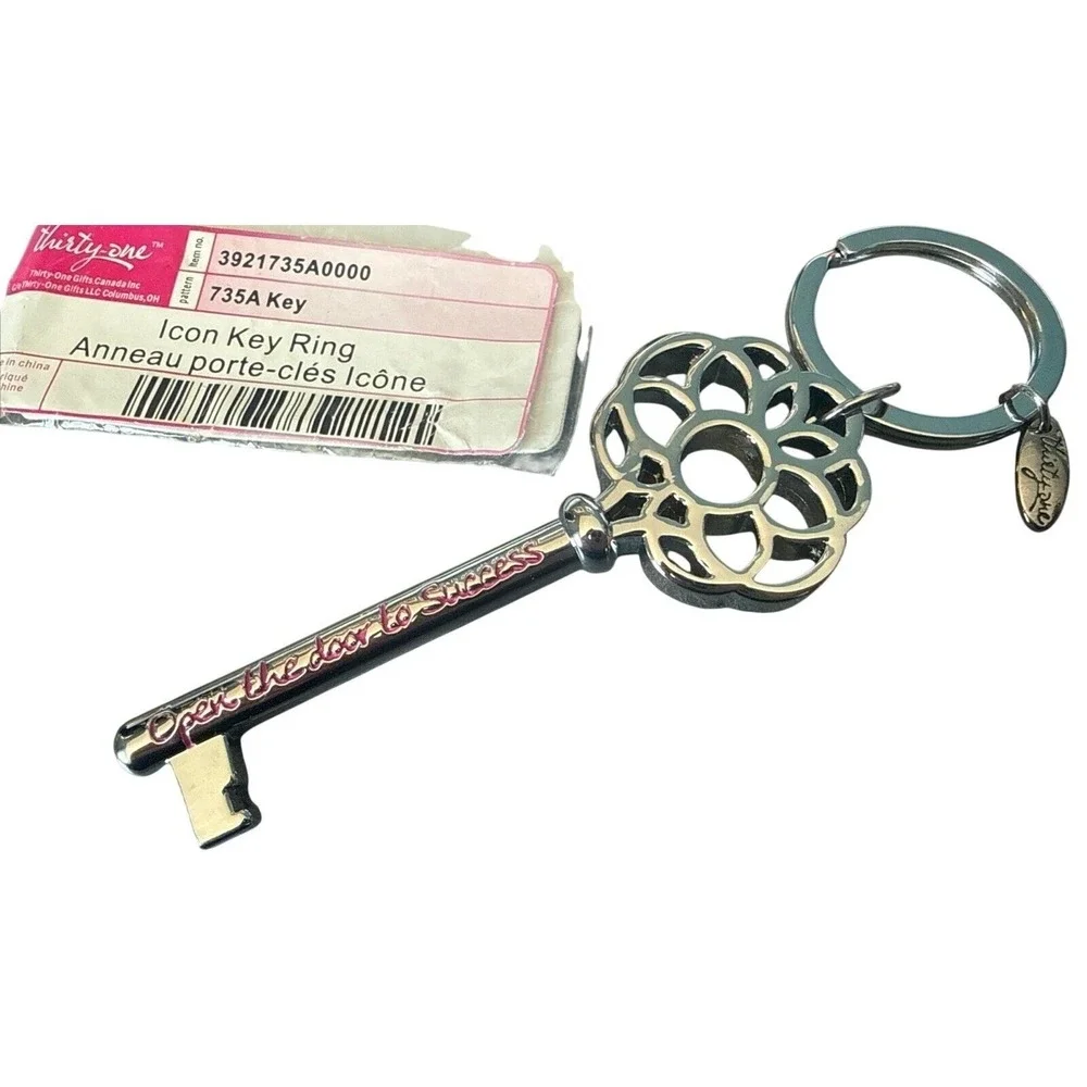 Thirty-One Key Icon Key Ring 